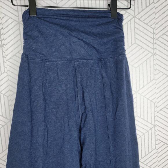 Lululemon Take It Easy Wide Legged Heathered Mod Blue Lounge Pants - Picture 9 of 12